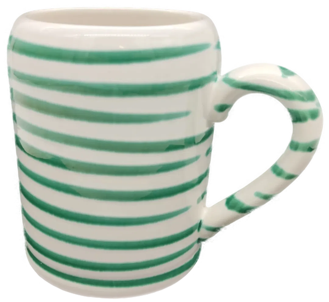 Gmundner Keramik Bierkrug 0,3l grün geflammt - Bild 1