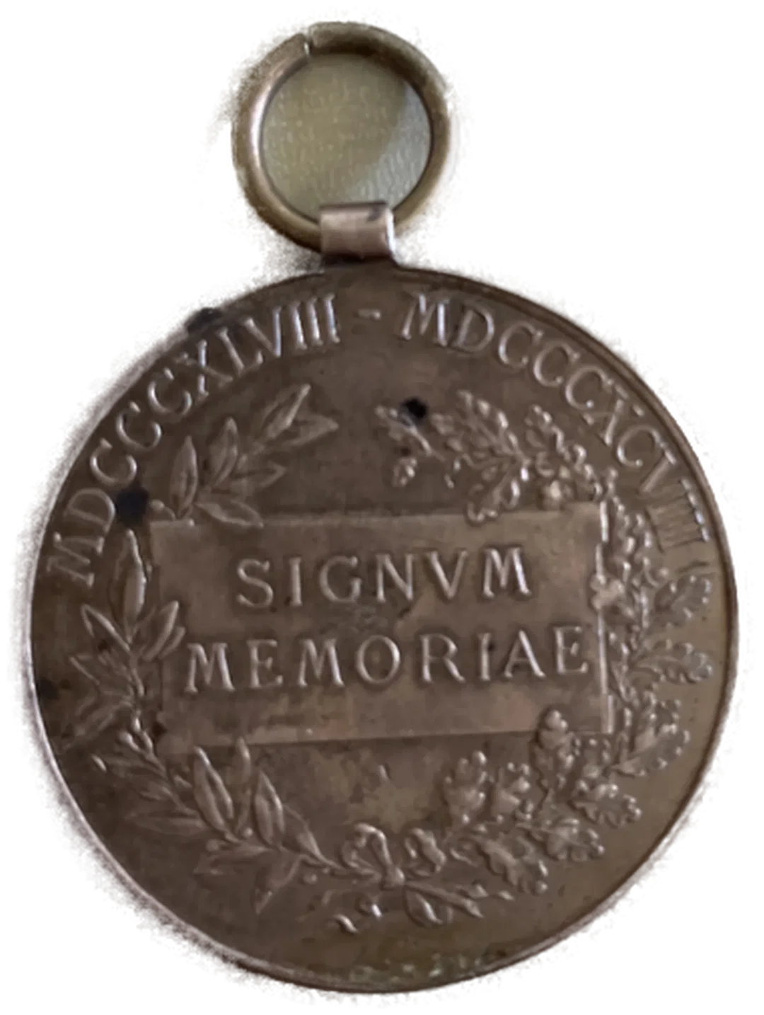 Rairtät - Anhänger Österreich Franz-Josef Erinnerungsmedaille "Signum Memoriae 1848-1898" – Bild 2