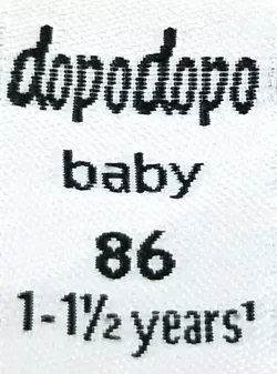 dopodopo Baby Weihnachtspullover dunkelblau gemustert Gr. 86 - Bild 4