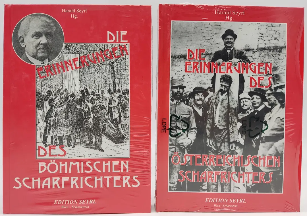 Die Erinnerungen der österreichischen Henker - Harald Seyrl Hg. 2 Bücher  - Bild 2