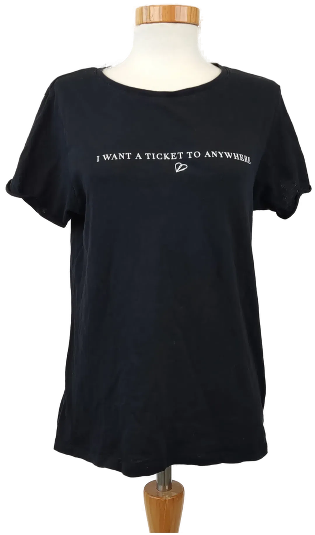 AMISU Damenshirt schwarz - M  - Bild 4