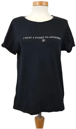 AMISU Damenshirt schwarz - M  - Bild 1