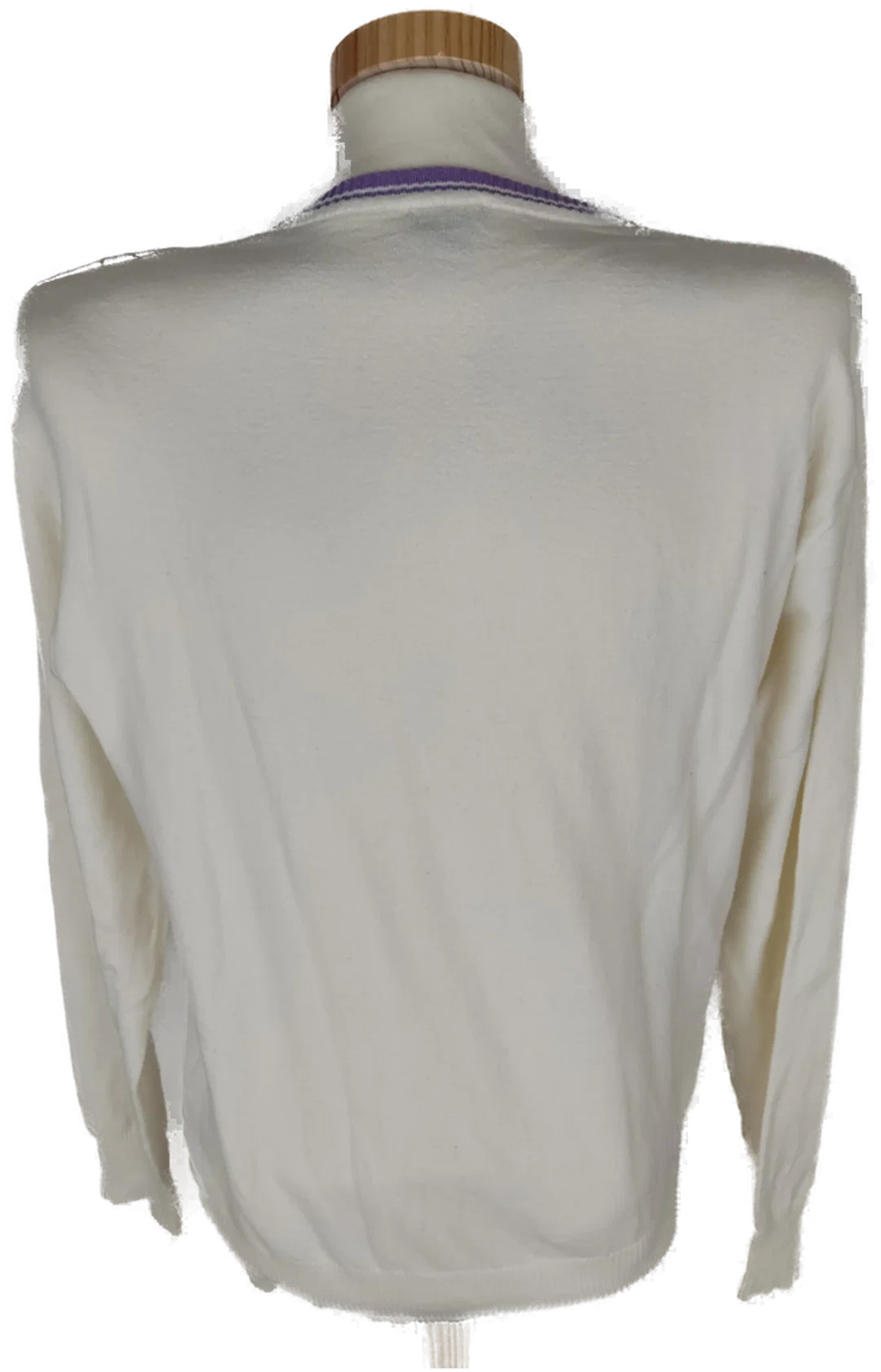 Pullover "Chervo Sports", langarm mit V-Ausschnitt, gestrickt mit Karomuster, Größe EUR 50 – Bild 3
