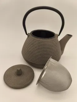 Teekanne Gusseisen mit Sieb - Bild 2