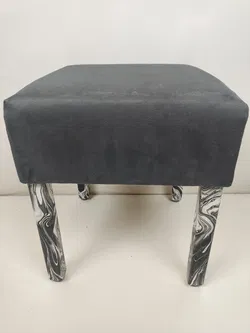 Marmorierte Polsterhocker - Bild 4