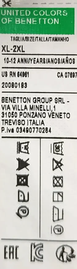 United Colors of Benetton Kindermütze dunkelblau Gr. XL-2XL – Vorschau 3