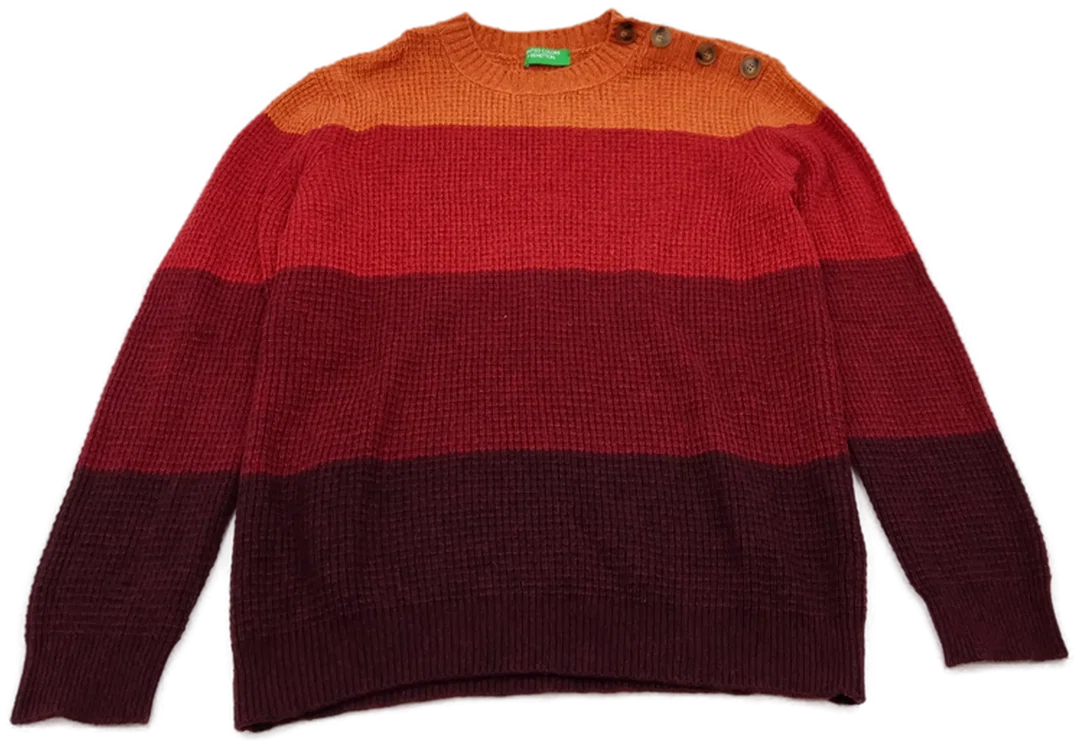 United Colors of Benetton Kinderpullover gemustert Gr. XS - Bild 1