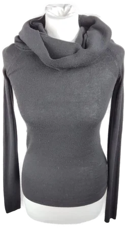 Zara Damenpullover S/36 in Dunkelgrau | Casual-Klassiker
