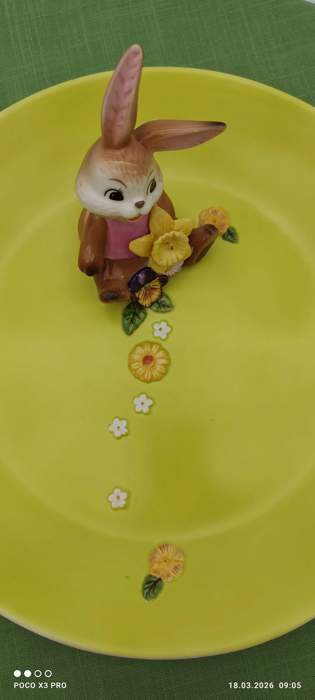 Goebel Porzellan-Osterschale Mit Hase Und Blüten | Frühlingsgrüße – Bild 7