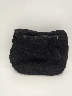 Vintage Damen Muff / Handwärmer schwarz - Bild 2