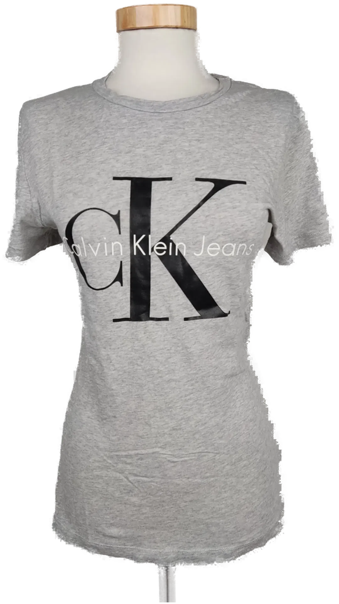 Calvin Klein Jeans Damen T-Shirt, grau - Gr. XS - Bild 1