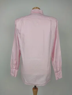 René Lezard Herren Hemd, rose - Gr. M  - Bild 3