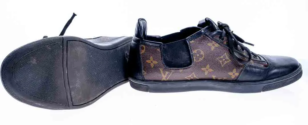 Louis Vuitton Slalom Low Top Monogram Herrenschuhe, Größe 41 – Bild 3