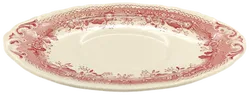 Villeroy & Boch Porzellan/Keramik Schale/Schüssel und Butterteller Design Burgenland weiß/rot - Bild 4