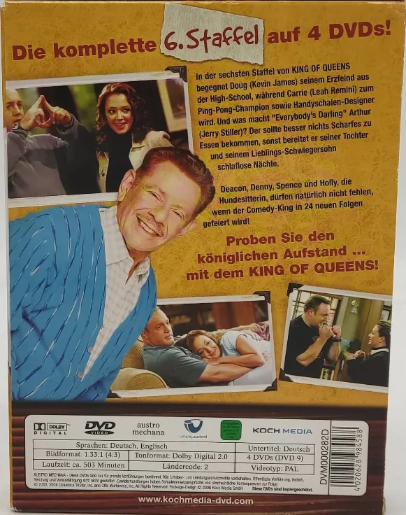 DVD 4 Disc´s "The King of Queens" Season 6 – Bild 2