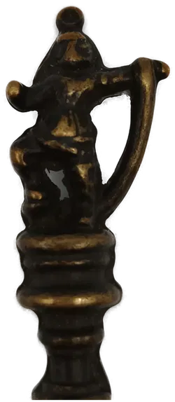 Alter indischer Bronze-Löffel - ca. 16cm - Bild 3