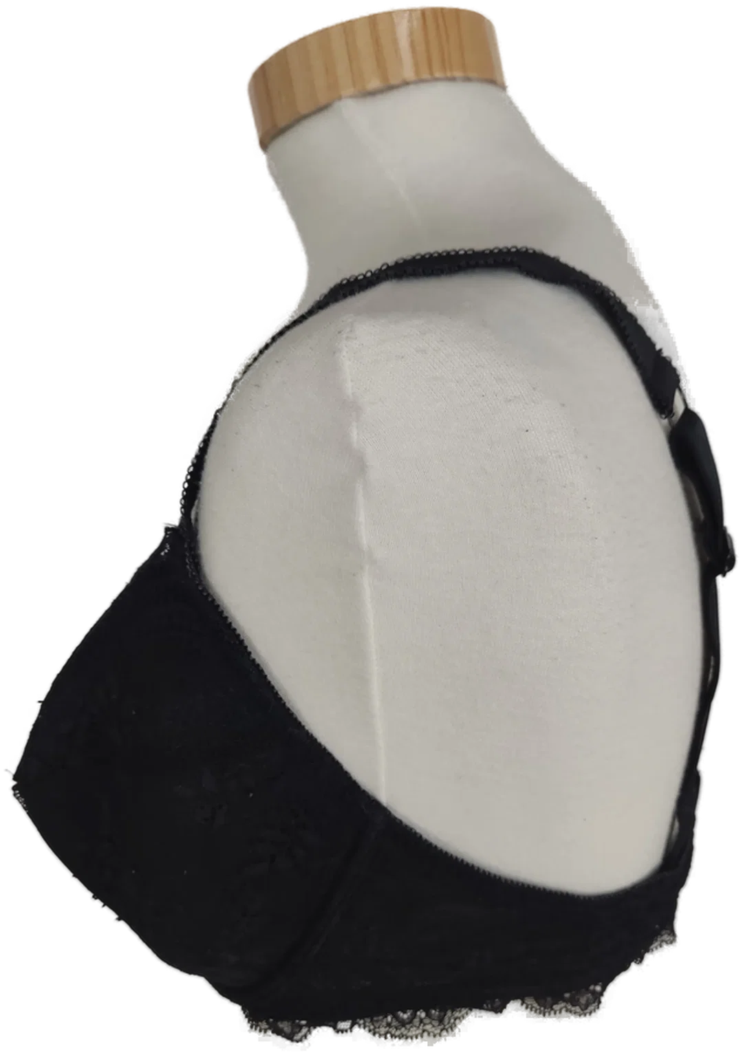 BH "Palmers", mit Bügel, schwarz mit Spitze, Größe 85E – Bild 2