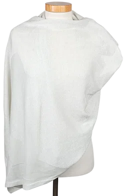 BONITA Damen Schal  - weiß/silber - Bild 3