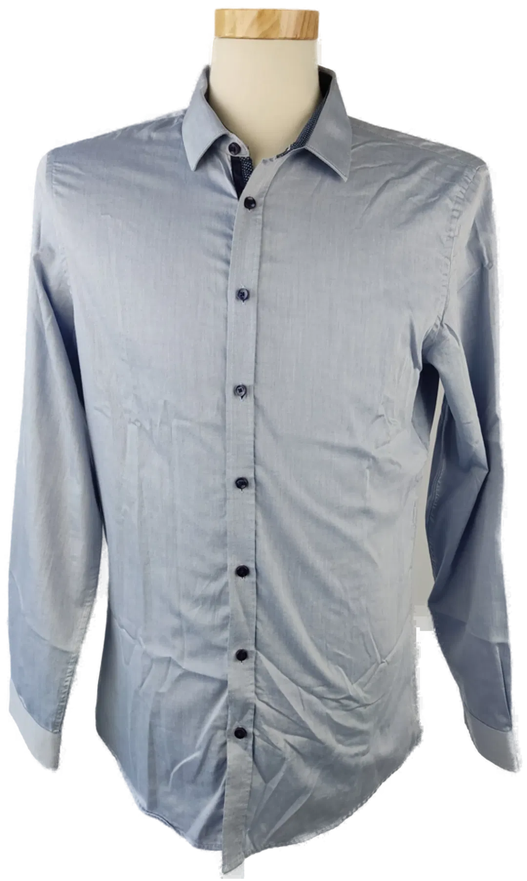 Angelo Litrico Herrenhemd hellblau - Gr. M (Slim fit) - Bild 4