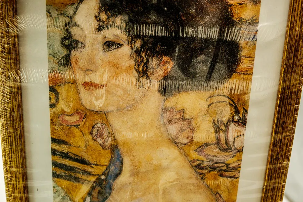 Klimt "Dame mit Fächer", Excerpt – Bild 3