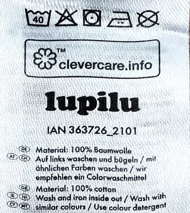 lupilu Kinder Weihnachtspullover rot gemustert Gr. 86/92 – Bild 4