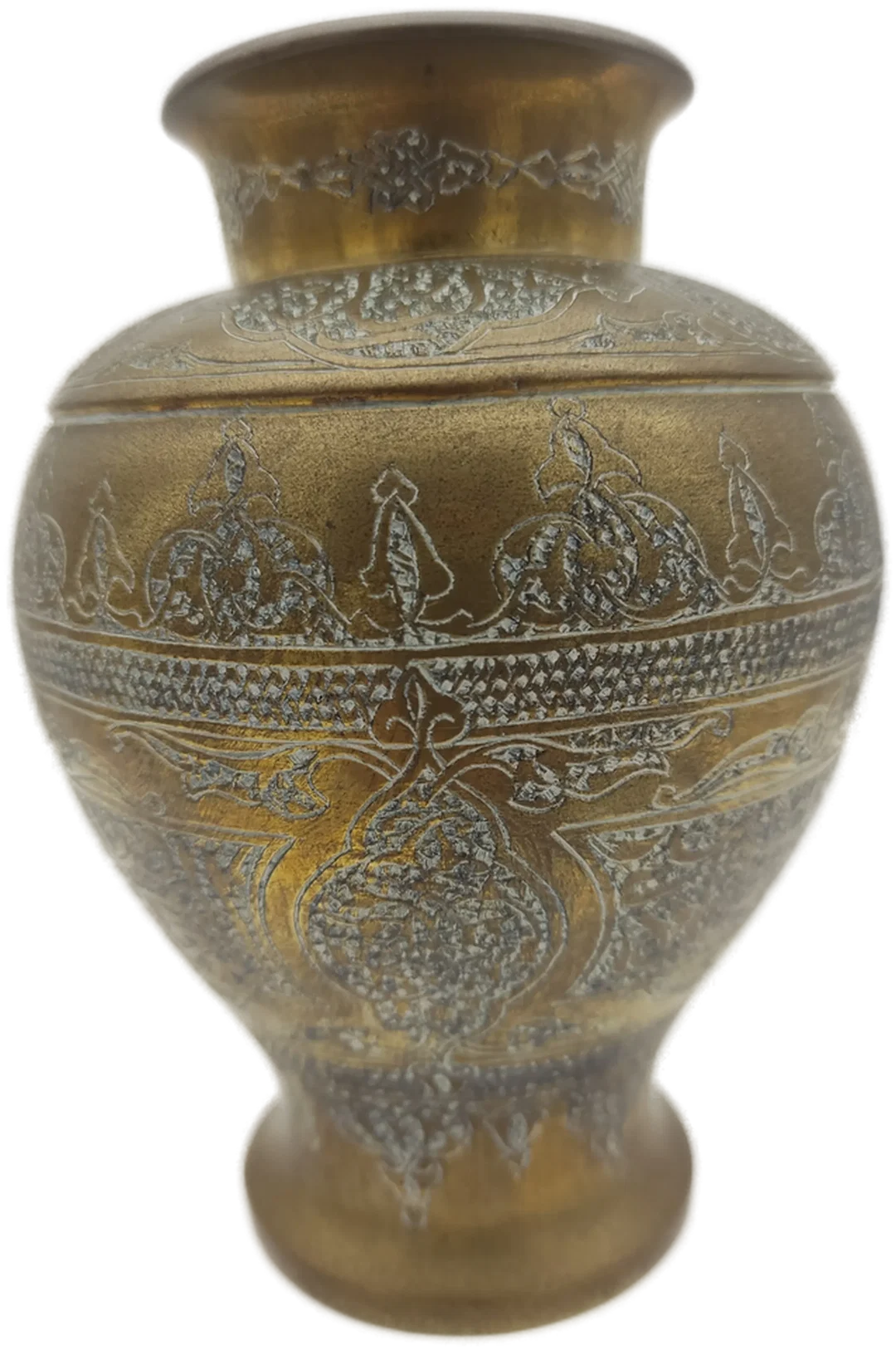 Islamische Arabische Kalligraphie Messingvase | Handgravierter Orientalische Charme – Bild 5