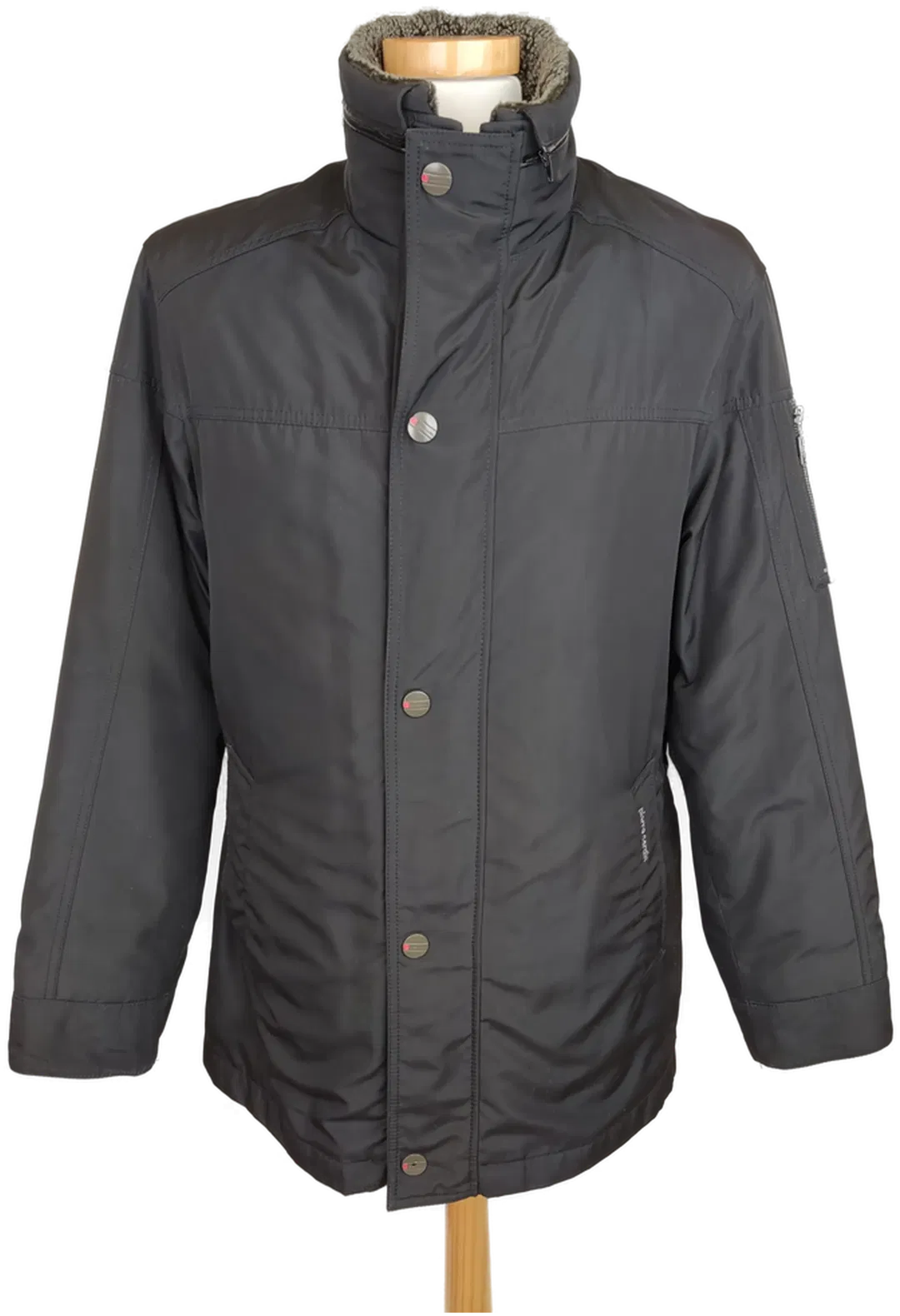 Pierre Cardin Herren Jacke mit Innenjacke, schwarz - M/48 - Bild 4