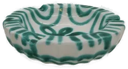 Gmundner Aschenbecher „Grün Geflammt“, Ø 16 cm - Bild 1