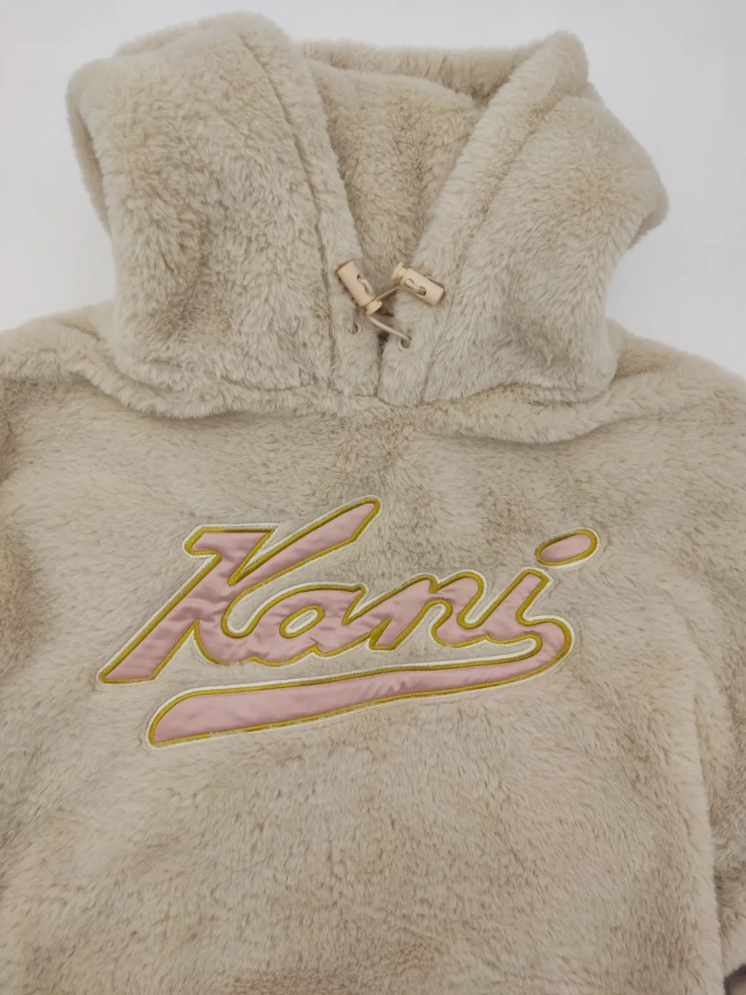Karl Kani – Teddyfell-Kapuzenpullover Gr.S – Bild 4
