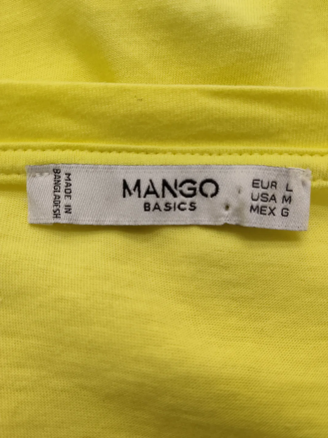 MANGO Damen T-Shirt Unifarben Gr. 40 | Zeitloses Basic – Bild 4