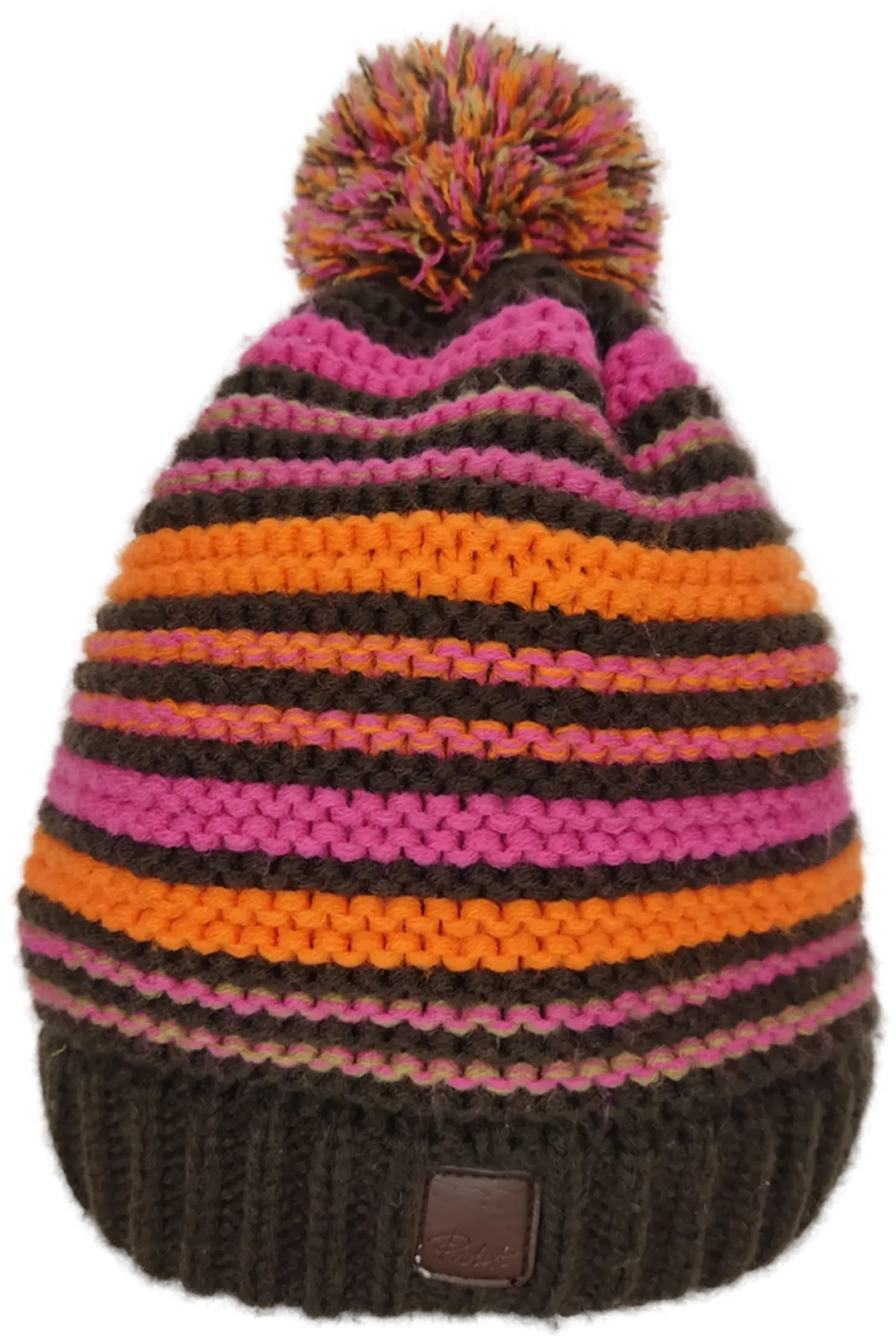 Protest Damen Mütze rosa/orange/braun gestreift  - Bild 1
