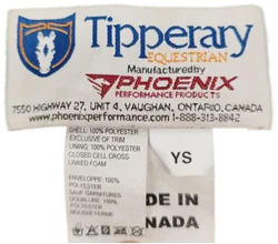Tipperary Equestrian Kinder-Reitweste - Made in Canada - Bild 2