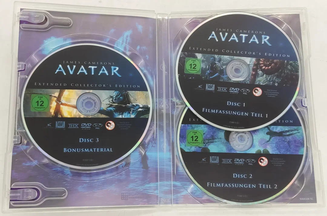 3 DVD's "AVATAR" von James Cameron Exended Collector's Edition – Bild 4