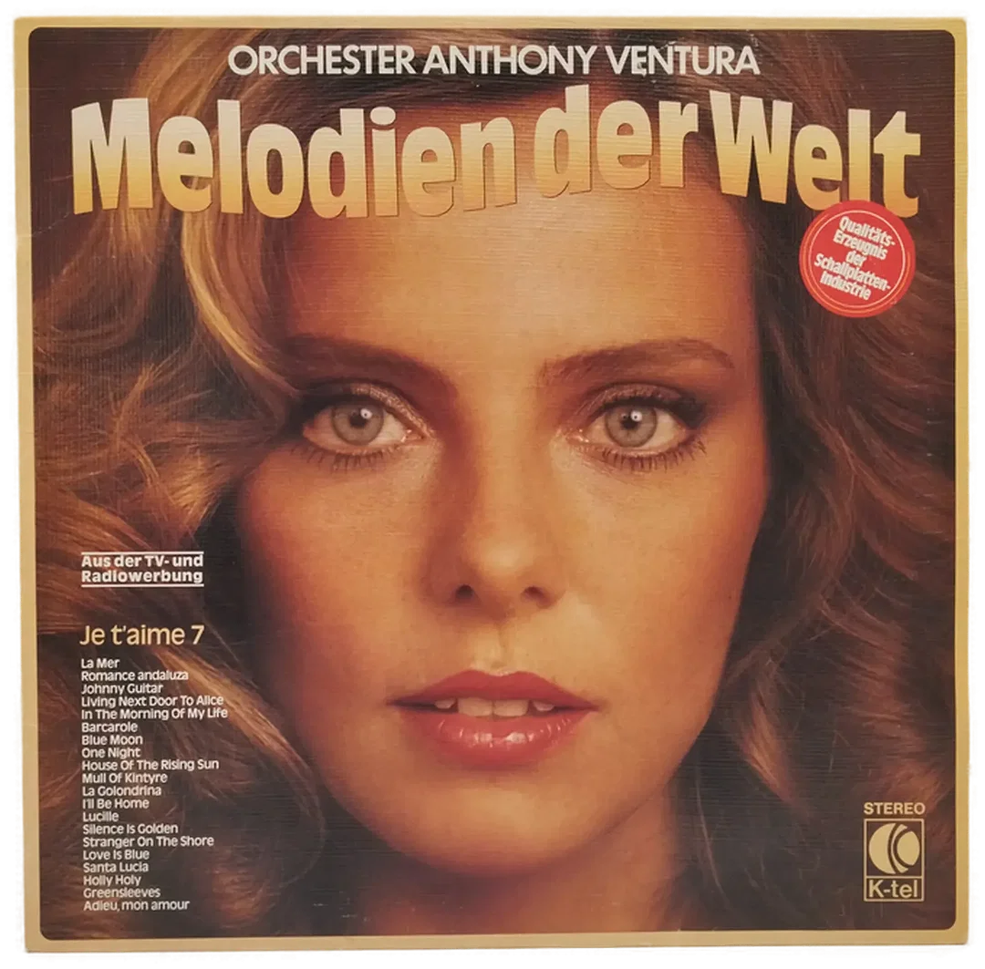 LP Orchester Anthony Ventura (1978) – Internationale Melodien | Retro - Bild 2