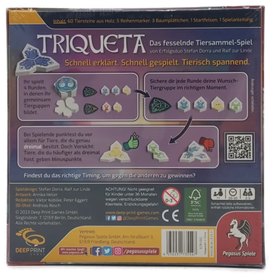 Denk-/Strategiespiel "Triqueta" in deutscher Version – Bild 2