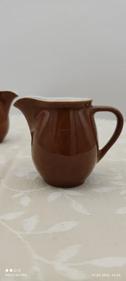 Sahnekännchen Lilien Porzellan Braun | Vintage-Schatz - Bild 5