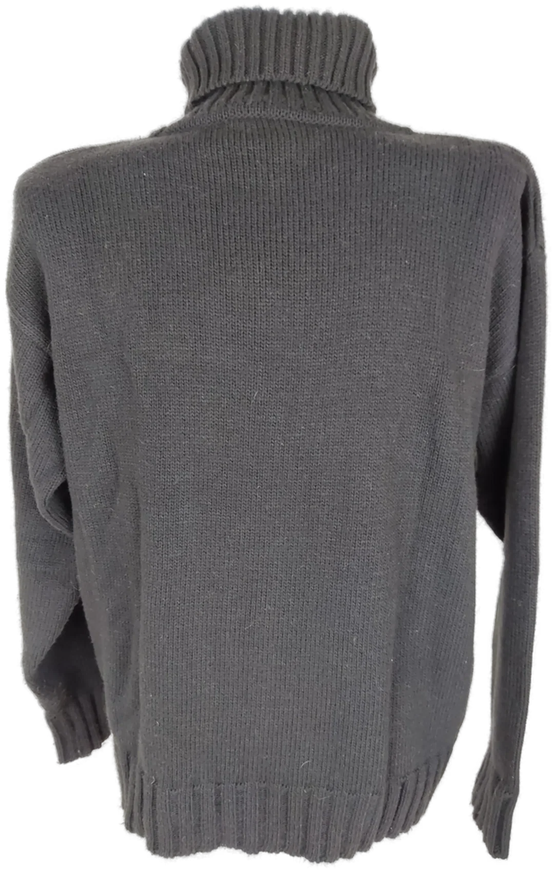 Pullover "Disneyland Resort Paris", langarm mit Rollkragen, schwarz mit Muster, Größe 36 – Bild 3