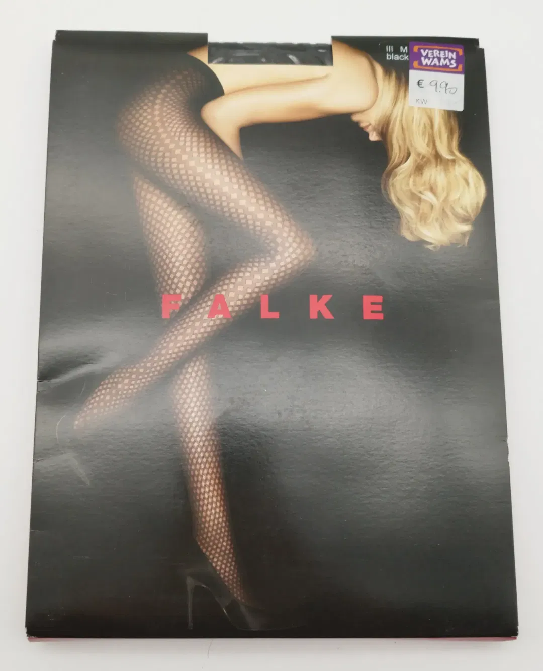 FALKE Strumpfhose bemustert - Gr. M/L / Schwarz - Bild 1