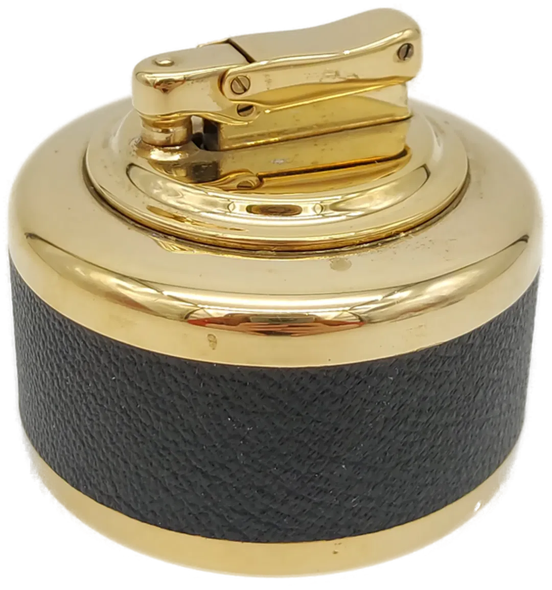 schwarz/goldenes Tischfeuerzeug (Ibelo, colibri) - Bild 3