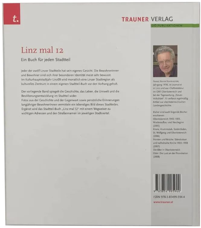 Buch "Linz mal 12 - Band 5: Neue Innenstadt" von Franz Xaver Rohrhofer – Bild 2