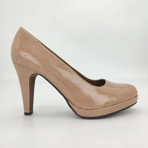 Tamaris Damen Pumps, beige - Gr. 39 – Bild 2
