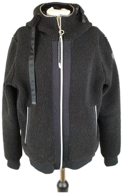 Lutha Iskoinen, Fleece Hoodie, schwarz, Gr. L 