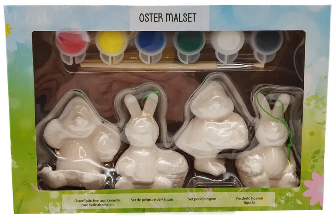 Oster-Malset Keramikfiguren Neuwertig | DIY-Osterfreude - Bild 4