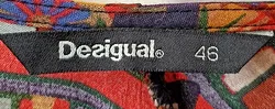 Desigual Midikleid gemustert Gr. 46 - Bild 5