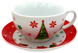 Teekanne & Teetasse mit weihnachtlichem Motiv  - Bild 6