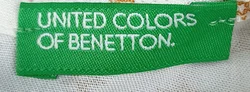 United Colors of Benetton Kindershirt weiß gemustert Gr. 68 – Vorschau 3