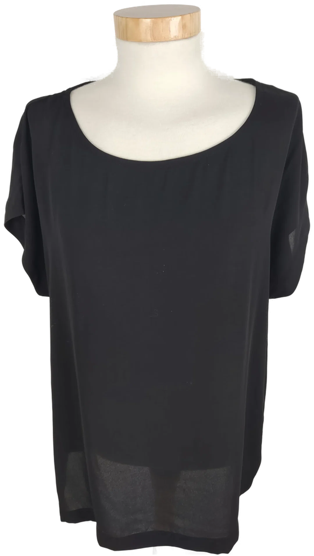 T-Shirt "Iwie", kurzarm, schwarz, Größe 38 (geschätzt) – Bild 1