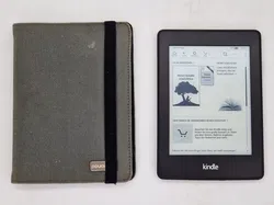 Kindle Paperwhite mit Hülle - 7. Generation - schwarz - Bild 1
