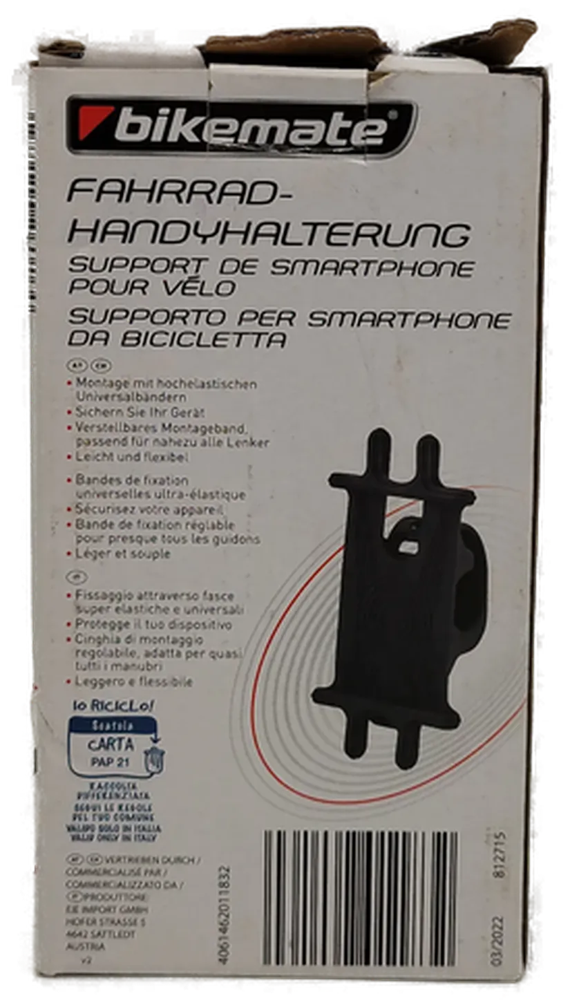 Bikemate Fahrrad Handyhalterung inkl. Verpackung – Bild 4