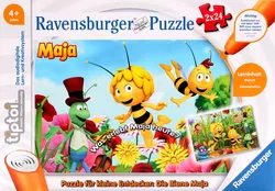 Tiptoi Puzzle Biene Maja von Ravensburger  2x24 Teile ab 4 Jahren - Bild 1